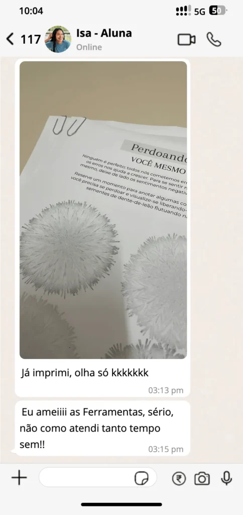 Depoimento Isa - Aluna